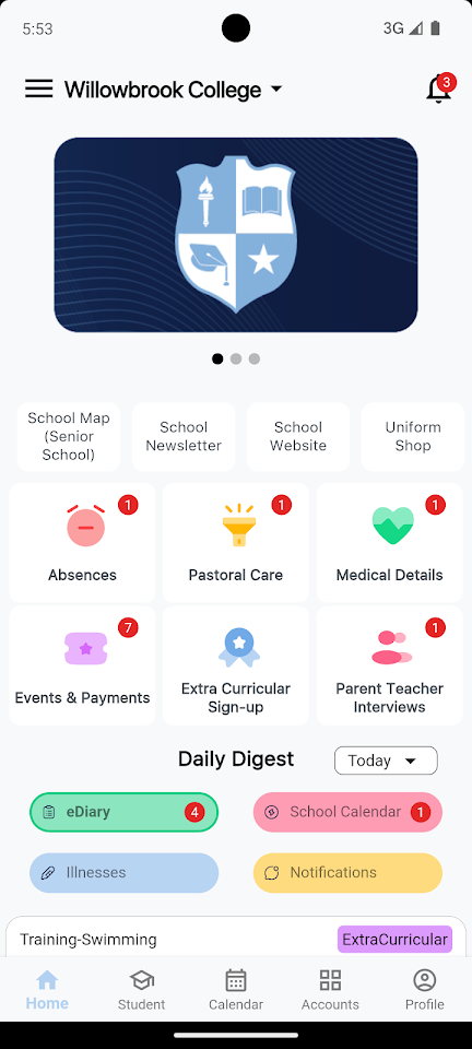 Parent Orbit App Screenshot