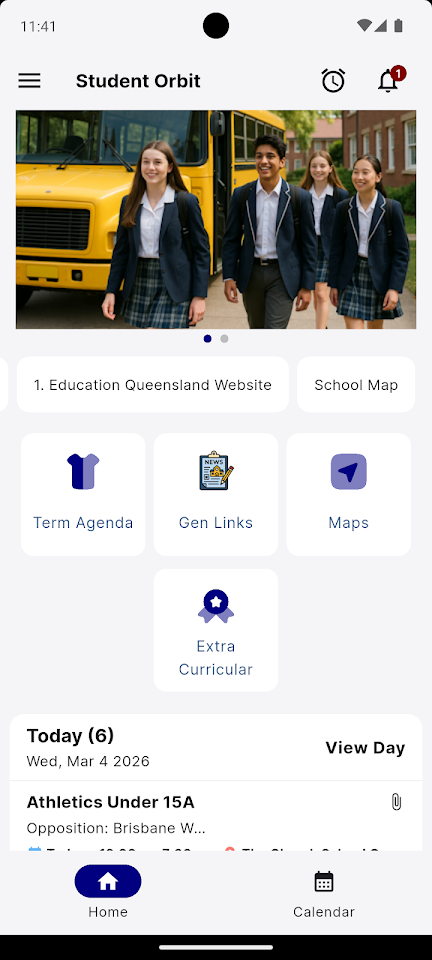 Student Orbit App Screenshot